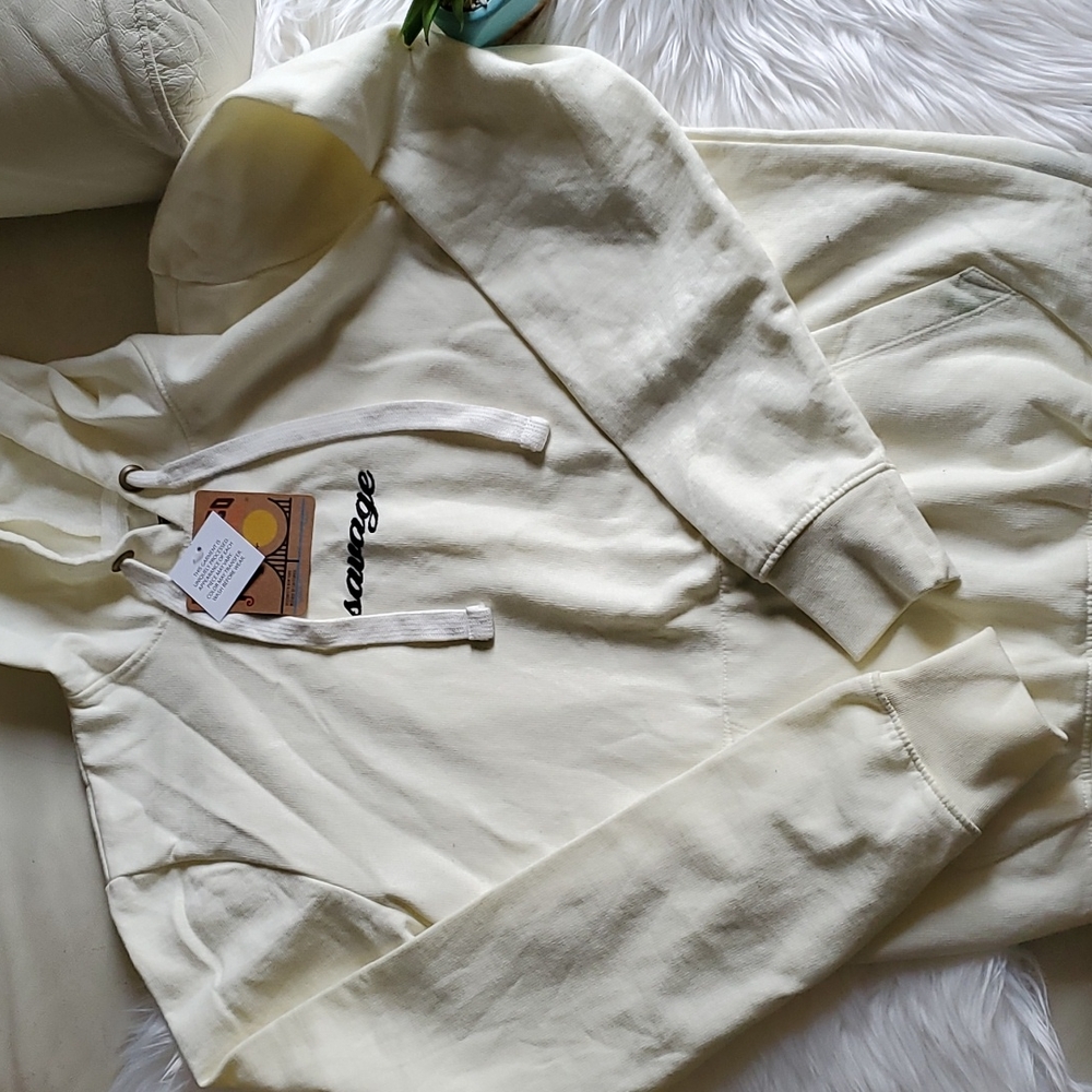 San Francisco Work Shirts Savage Cream Hoodie